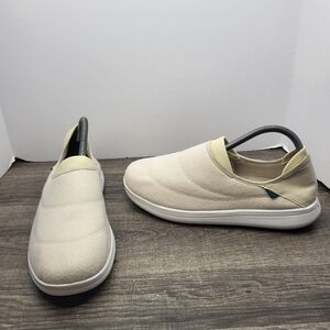 Vessi Sunday Slipper Mens Size 8 Slip On Shoes Sneakers Cream White